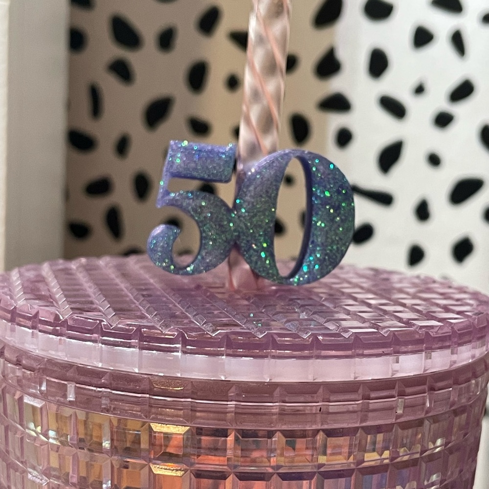 The Fawn doe 50th straw topper